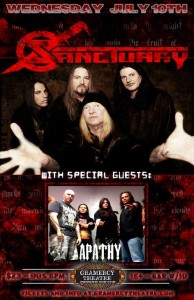 Sanctuary Tour Flyer 7:10:13