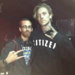 Me with Josh Childress of The Plot In You.