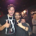 Justin Morrow (Bass Guitar) of Ice Nine Kills and myself.