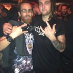 Me with David DaRocha (Bassist) of Born of Osiris.