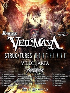 Veil of Maya 12:7:13 Tour Flyer